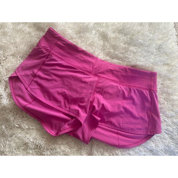 Lululemon Speed Up Shorts 2.5" Fantom Fuchsia Size 10 - Picture 3 of 9